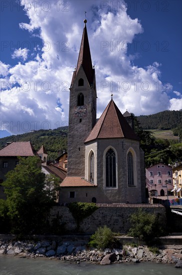 Old Town, Parish Church of St. Andrew, Parrocchia, S. Andrea, Klausen, Chiusa, Eisacktal, Province