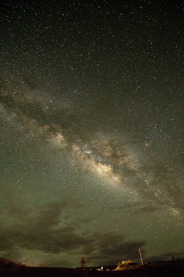 Milky Way over the West Coast of Big Island, Waikoloa, Big Island, Hawaii, USA, North America