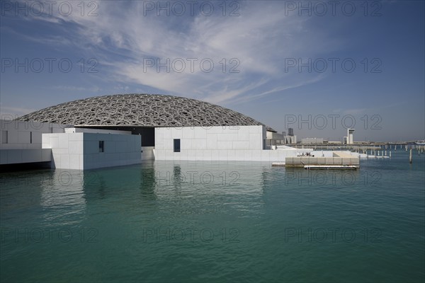 Louvre Abu Dhabi, Architect Jean Nouvel, Saadiyat Island, Abu Dhabi, United Arab Emirates, Asia