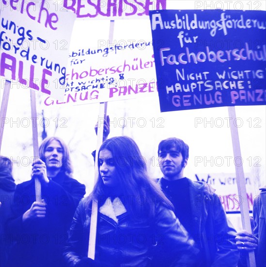 DEU, Germany: The historical colour photos from the times of the 70s show events and people from