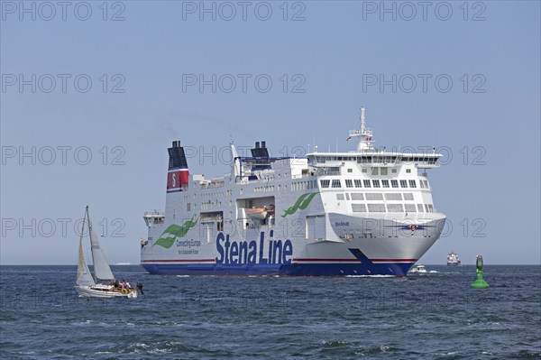 Stena Line Ferry, Baltic Sea, Hanse Sail, Warnemünde, Rostock, Mecklenburg-Vorpommern, Germany,