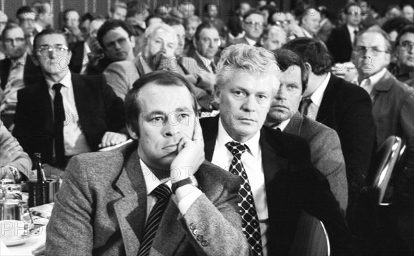 IG Metall conference on coal and steel co-determination on 03.07.1980 in Dortmund, Germany, Europe