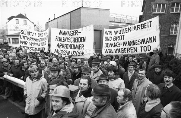 The workers defended themselves against the threat of closure of their Stuebbe-Demag factory by