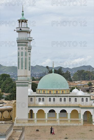 Mosque on the premises of the Franco-Arab, Islamic School, Ngaoundéré, Adamawa Region, Cameroon,