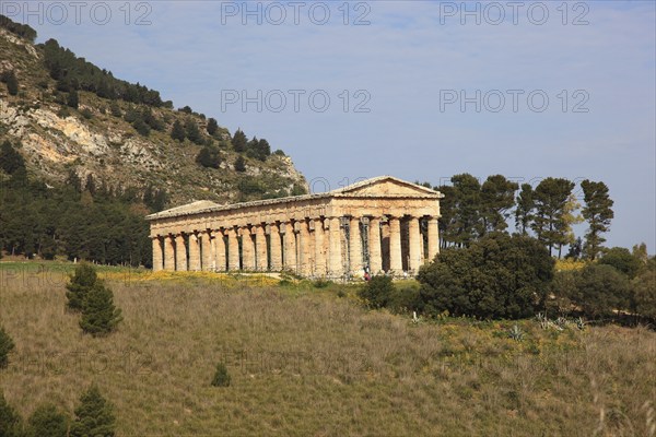 Temple of Hera, Temple of Hera in the former ancient city of Segesta, the province of Trapani,