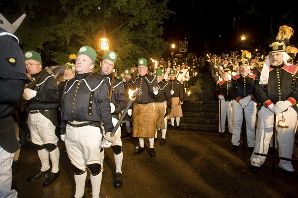 Mountain parade in freiberg