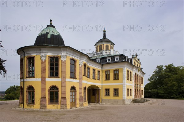 Belvedere Palace is a lavishly designed pleasure palace complex near the city of Weimar. The entire