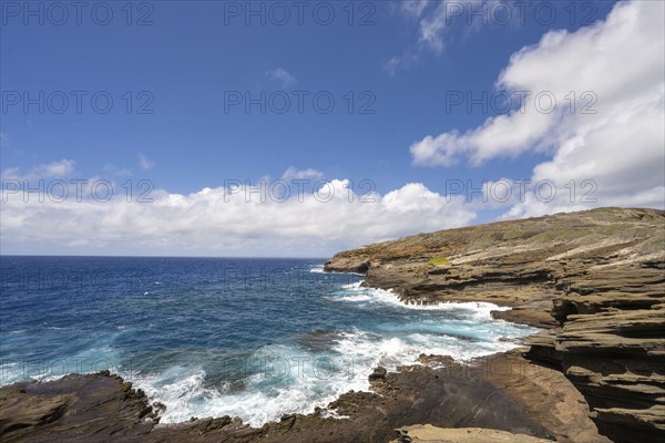 Lanai Lookout, Kalanianaole Highway, Oahu, Hawaii, USA, North America