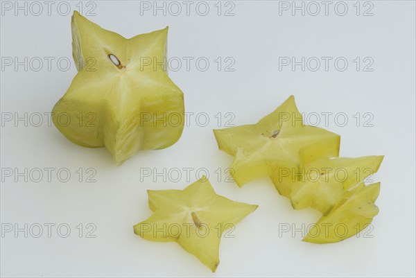 Carambola (Averrhoa carambola), Sternfrucht, Nutzpflanzen (useful plants), Obst, fruit, Fruechte,