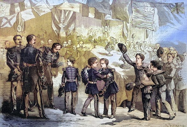 Journey of the Imperial Prince Crown Prince Napoleon Eugene Louis Jean Joseph Bonaparte (16 March
