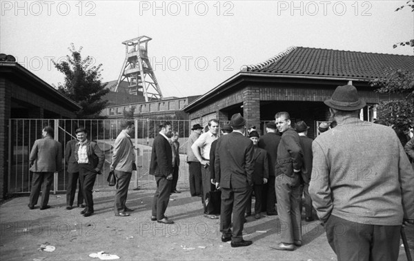 The spontaneous strike, here on 10.9.1969 by the miners of the Minister Stein colliery, was one of