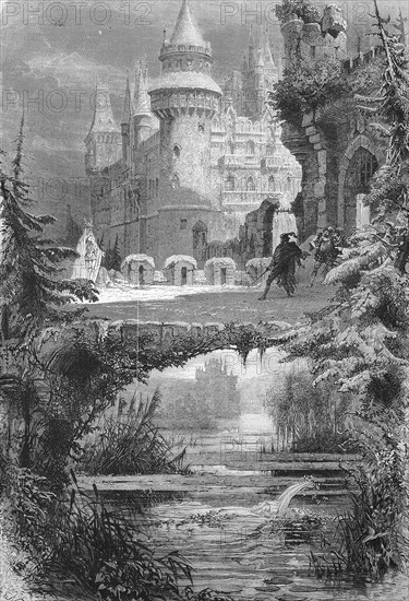 Performance of the opera Hamlet at the Theatre Imperial de lOpera, Paris Opera, 1869, Paris,