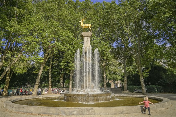Fountain Zum Goldenen Hirschen, Rudolph Wilde Park, City Park, Schöneberg, Tempelhof-Schöneberg,