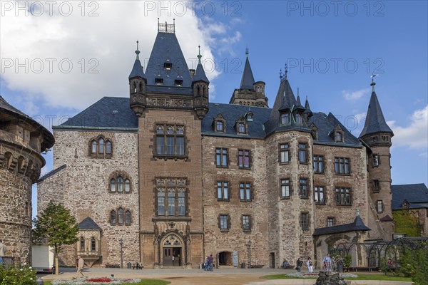 Castle, Wernigerode, Saxony-Anhalt, Germany, Europe