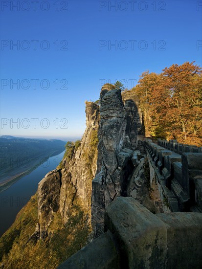 Bastei view in Saxon Switzerland
