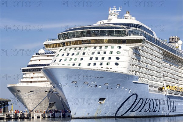 Odyssey of the Seas, cruise ship of the Royal Caribbean International shipping company, length 347