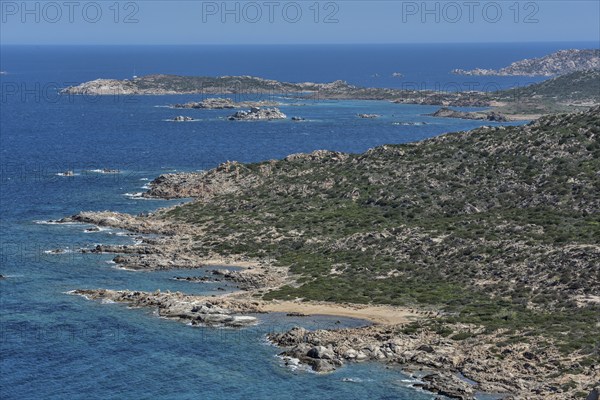Rugged coast, La Maddalena island, Sassari Province, Gallura region, Sardinia, Italy, Europe