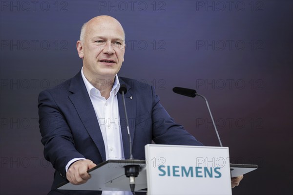 Kai Wegner, CDU, Governing Mayor of Berlin, photographed at the laying of the foundation stone for