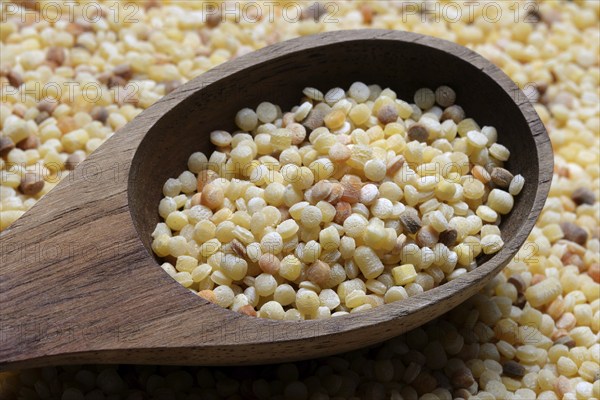 Fregola, pasta variety from Sardinia, Italy, Europe