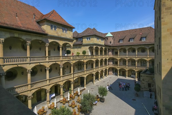 Old Palace Stuttgart, former moated palace, princely residence, 14th century seat of the Counts of