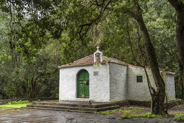 The Ermita de Lourdes chapel, El Cedro, Garajonay National Park, La Gomera Island, Canary Islands,