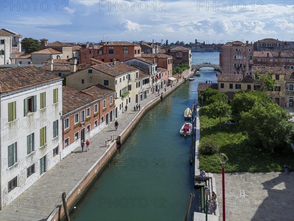 Rio San Trovaso im Stadtteil Dorsoduro, Venedig, Veneto, Italien