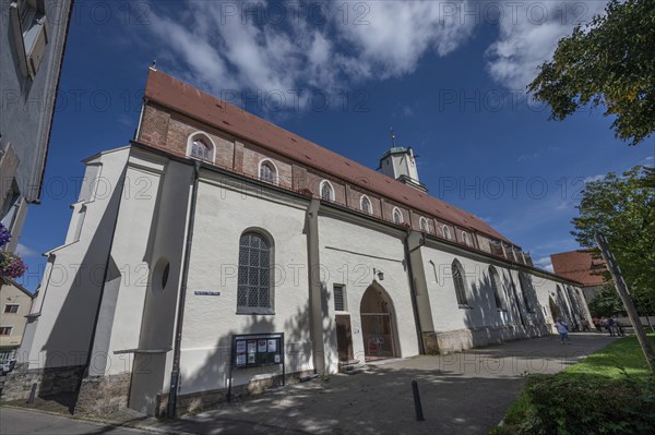 St Martin's Church, Gothic basilica, completed around 1500, Memmingen, Swabia, Bavaria, Germany,