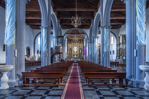 Interior of the church of Santa María de la Concepción in Valverde, capital of the island of El