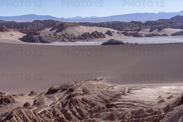 Side view of the Duna Mayor dune, in the Valle de la Luna, San Pedro de Atacama, San Pedro de