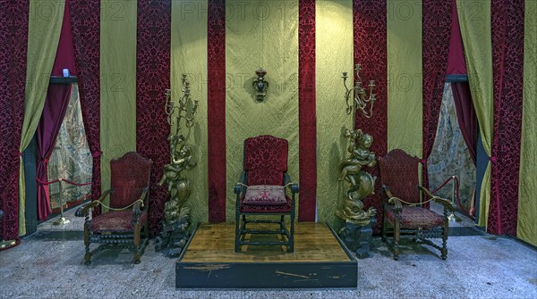Reception room in the Villa del Principe, Palazzo di Andrea Doria, Piazza dei Principe, Genoa.