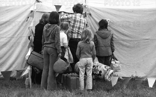 The camps of the DKP-affiliated children's and youth organisations Junge Pioniere and SDAJ at