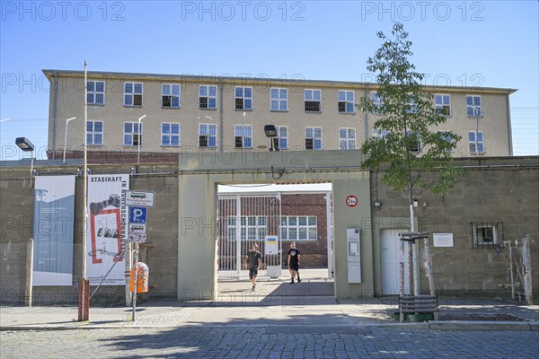Main entrance, Stasi Memorial, Genslerstraße, Hohenschönhausen, Lichtenberg, Berlin, Germany,
