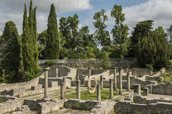 Roman archaeological site, Vaison-la-Romaine, Département Vaucluse, Provence, Provence-Alpes-Côte