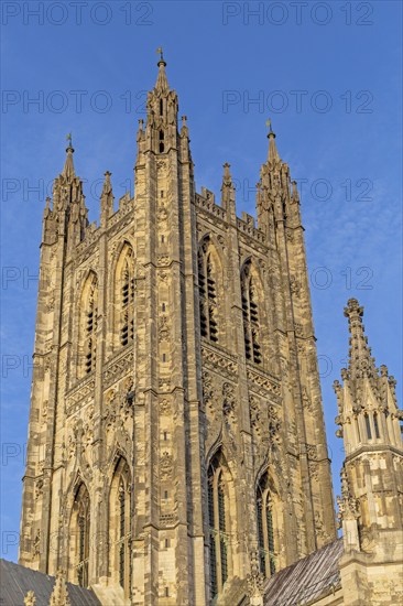 Tower, Cathedral, Canterbury, Kent, England, United Kingdom, Europe