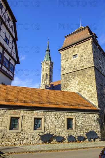 Urach Residence Palace and Collegiate Church of St. Amandus, Bad Urach, Swabian Alb,