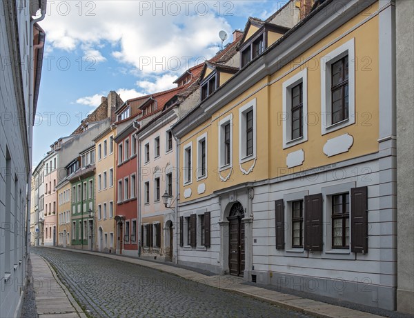 Baroque houses in Kränzelstrasse, Görlitz, Goerlitz, Germany, Europe
