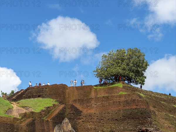 Ancient fortress on Sigiriya Rock, Sri Lanka, Asia