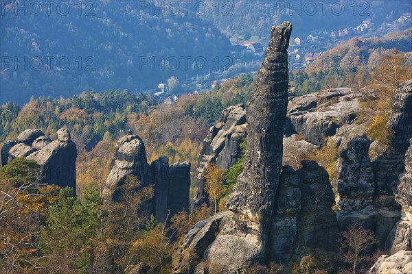 Schrammsteine in Saxon Switzerland