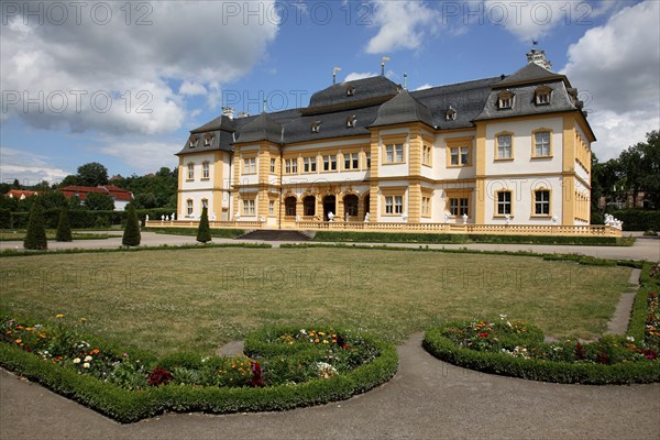 Veitshöchheim Palace, former summer residence of the prince bishops of Würzburg, Veitshoechheim,