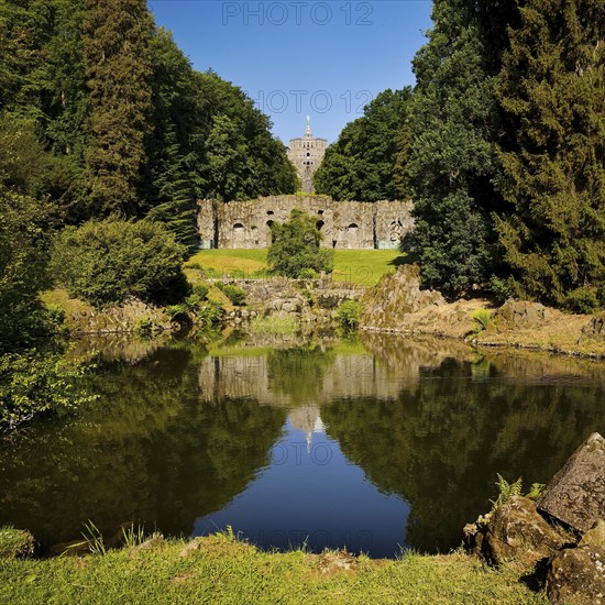 Bergpark Wilhelmshöhe with the Hercules Building, UNESCO World Heritage Site, Kassel, Hesse,