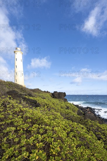 Ninini Point Lighthouse, Lihue, Kauai, Hawaii, USA, North America