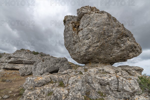 Strangely shaped rocks in the chaos of Nimes le Vieux in the Cevennes National Park. Unesco World