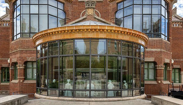 Historic hospital complex of the Hospital de la Santa Creu i Sant Pau, Barcelona, Catalonia, Spain,