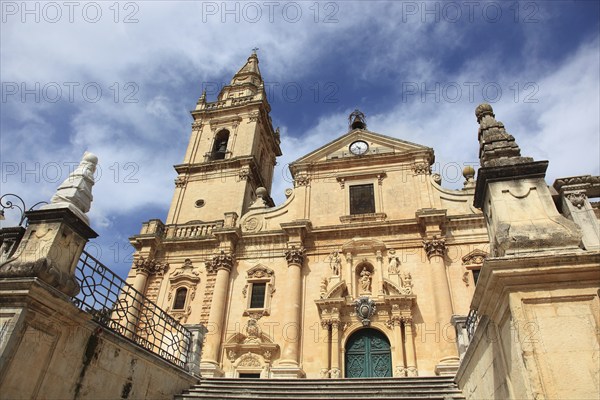 Ragusa, Ragusa Superiore district, Cathedral of San Giovanni Battista in the Upper Town, Sicily,