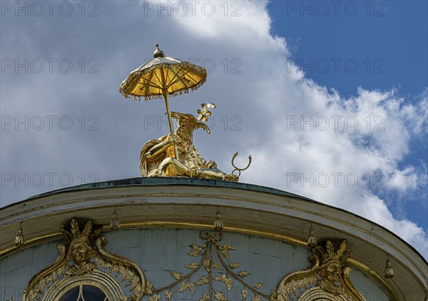 The Tea House in Sanssouci Palace Park in Potsdam, Brandenburg, Germany, Europe