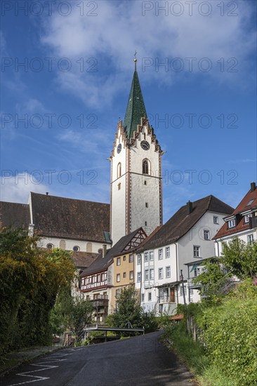 Old Town and Church of the Assumption of the Virgin Mary, Engen, Constance County,