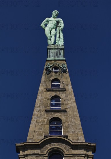 Bergpark Wilhelmshöhe with the Hercules Statue, UNESCO World Heritage Site, Kassel, Hesse, Germany,