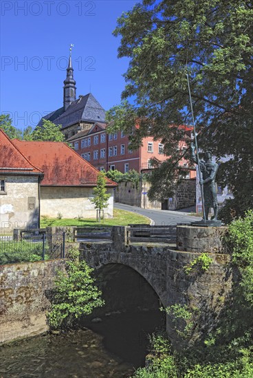 Himmelkron Monastery, monastery mill and former malt house, Kulmbach district, Upper Franconia,