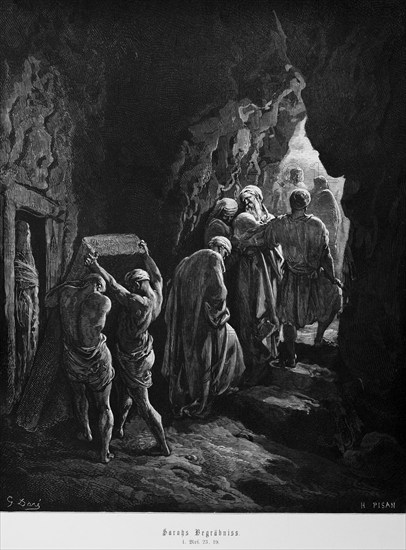 Bible, Sarah's burial, Genesis, 23, 19, grotto, death, people, tomb, darkness, close grave, Moses,