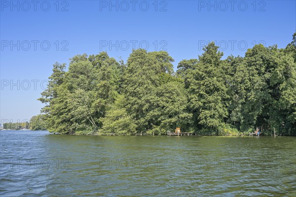 Maienwerder Island, Tegeler See, Tegel, Reinickendorf, Berlin, Germany, Europe